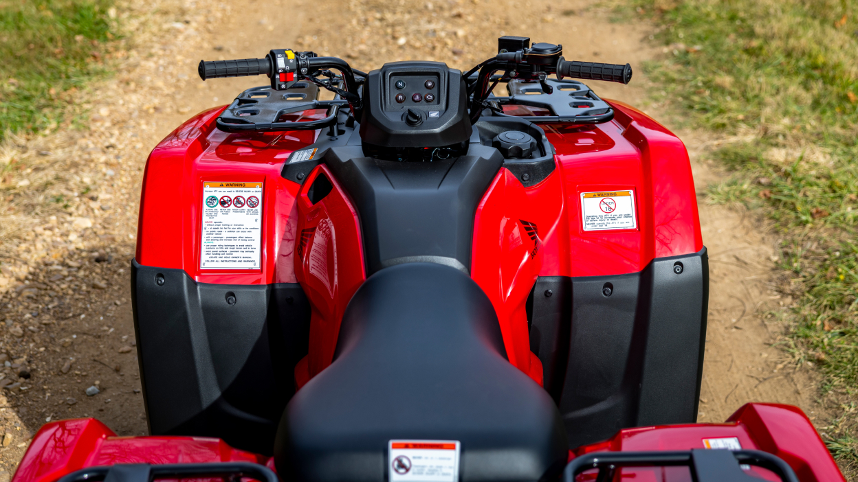 POV of handles on rancher.