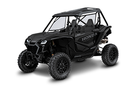 A 3/4 angle shot of a Honda Talon in studio